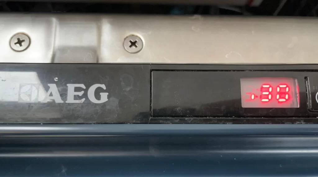 aeg lavavajillas error
